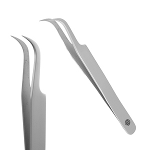 Pinzas para Pestañas Stahlmann Pro Profesionales de Alta Calidad con Logotipo Personalizado, Acero Inoxidable, Lisas y Dentadas, Finas, Duraderas, Agarre Perfecto - Product Image 2