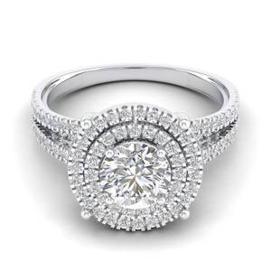 Anillos de Moissanita de Plata de Ley 925 con Certificación REYE GRA, Joyería Fina de Alta Calidad en Oro Rosa de 14K para Compromiso y Boda para Mujer - Product Image 5