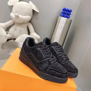 Zapatillas de Moda Masculinas de Alta Calidad, Zapatos de Diseñador de Lujo, Zapatos Casuales con Diamantes, Zapatos Deportivos con Cordones que Aumentan la Altura - Product Image 6