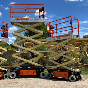 รถยกแบบกรรไกรไฟฟ้า JLG 2630ES รุ่นใหม่ ขนาดกะทัดรัด 26 ฟุต แพลตฟอร์มทำงานบนที่สูงแบบไฮดรอลิกเคลื่อนที่ได้ ผลิตจากอะลูมิเนียม ได้รับการรับรองมาตรฐาน CE - Product Image 1