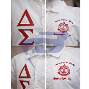 Chaqueta Impermeable Delta Sigma Theta DST Sorority, Chaqueta Deportiva Resistente a la Intemperie - Product Image 3