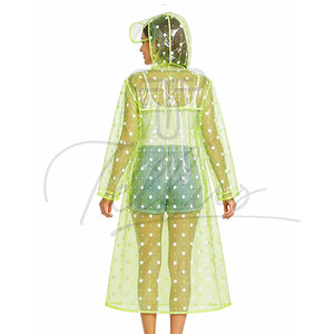 Chaqueta Impermeable para Mujer, Ligera y Plegable, Impermeable Ligero para Dama - Product Image 3