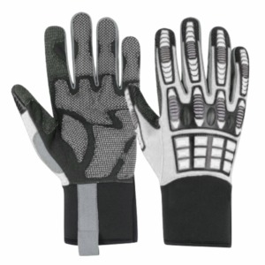 Guantes de Seguridad Antivibración, Resistentes a Cortes, de Cuero de la Mejor Calidad, Guantes Mecánicos Resistentes, Antimpactos, a Prueba de Golpes, para Trabajo - Product Image 2