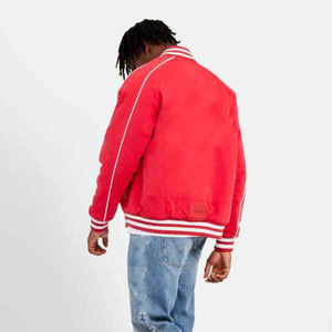 Luxury Vintage <b>Fleece</b> <b>Lined</b> Quick Dry Breathable Wholesale Custom Embroidery Varsity Letterman Baseball <b>Jacket</b> High Men's - Product Image 5