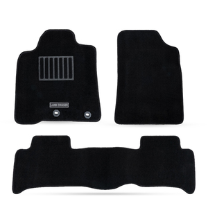 ROADPOWER (RP-MAT-202LC) Premium Carpet Floor Mats For Toyota Land Cruiser With Reinforced <b>Driver</b> Heel Pad, And Easy to Maintain - Product Image 1