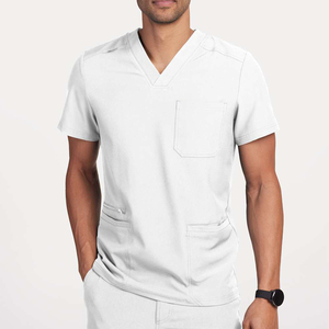 High Quality Men <b>Scrub</b> Set Fashionable Medical Uniforms New Style Knitted <b>Scrub</b> Suits Medical <b>Nursing</b> <b>Scrubs</b> Customized Color - Product Image 6