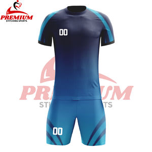 Maillot de football personnalisé de haute qualité 100% polyester, imprimé par sublimation, uniforme de football à séchage rapide, kit d'équipe, vêtements de sport pour le football - Product Image 6