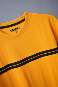 เสื้อยืด SOSH 4 สำหรับผู้ชาย ลายทางคู่คลาสสิก ผ้าฝ้าย 100% พิมพ์ลายดิจิทัลสไตล์สปอร์ต - Product Image 4