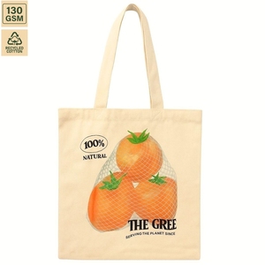 ถุงผ้าแคนวาสแบบไม่เคลือบ 130 GSM สำหรับใส่ของชำ ขนาด 42x32x14 ซม. รับทำโลโก้ตามสั่ง ขายส่ง รุ่น SS335 - Product Image 3