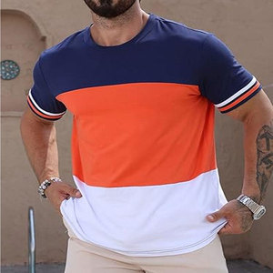 New Arrival <b>Men's</b> Loose O-Neck Short Sleeve T-<b>Shirt</b> 100% Cotton Screen Printing Custom Logo gym Running Summer T- <b>Shirt</b> - Product Image 3