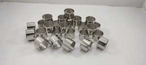 Porte-serviettes en métal style campagnard de luxe, design à ressort, or et argent, couleur personnalisable, pour fêtes, en stock, décoration intérieure, personnalisable - Product Image 3