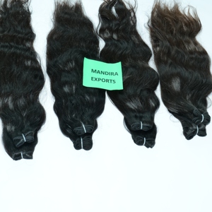 Extensiones de Cabello Humano Virgen Ondulado Negro 100% Indio Sin Procesar con Cutícula Alineada, Cabello Humano Suelto al Por Mayor para Vendedores - Product Image 5