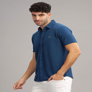 NOVEDAD DE VERANO 2025, camisa de punto estampada de manga corta informal holgada para hombre, antiarrugas y transpirable con estilo Personal - Product Image 3