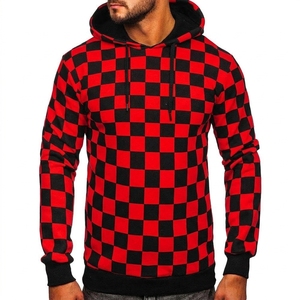 Sweat-shirt à capuche pour homme grande taille 100 % coton, personnalisable avec logo brodé, couleur unie, design coloré, prix bas - Product Image 2