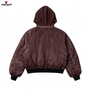 เสื้อฮู้ดดี้ผู้ชายแบบใหม่ น้ำหนักเบา ผ้าฝ้าย 100% ทรงหลวม สำหรับฤดูหนาว คุณภาพดี ราคาถูก ผลิตในปากีสถาน - Product Image 2