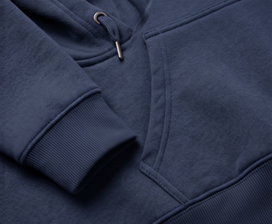 Sudadera con Capucha de Algodón Grueso para Hombre, Corte Regular, Manga Larga, Forro Polar, con Bolsillo y Estampado de Letras - Product Image 5