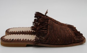 Sandalias de Rafia Hechas a Mano, Color Marrón Oscuro, Zapatos de Playa para Verano - Product Image 2