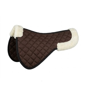 Almohadilla Premium Acolchada para Silla de Montar de Caballo con Borde de Felpa Sintética, Amortiguadora de Impactos, Antideslizante, Correctora Ecuestre para Montar - Product Image 1