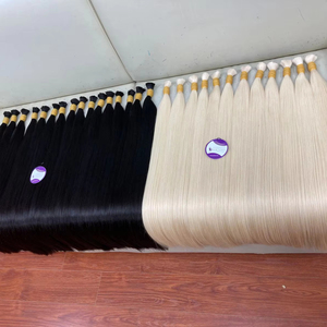 วิกผมคนผมแท้สีบลอนด์มัดเรียงผมมนุษย์เวียดนาม - Product Image 5