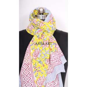 Pareo de algodón decorativo hecho a mano, pareo de playa de algodón estampado, pañuelo de algodón para natación, vestido de algodón para natación, personalizable - Product Image 4