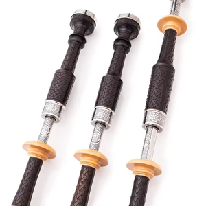 Instrumentos Musicales de Estilo Escocés, Gaitas de Flandes con Acabado en Madera de Palisandro Natural, Impresión de Logotipo Personalizado para Música Cultural - Product Image 4