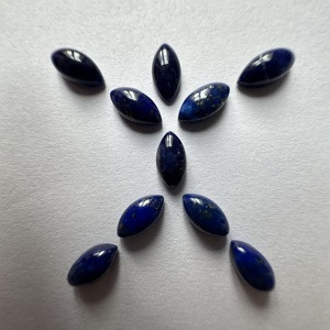 Cabujón de Lapislázuli Azul Premium en Forma de Marquesa, Gemas Sueltas Naturales Pulidas a Mano, Venta al por Mayor - Product Image 4