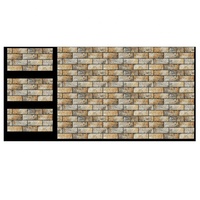 Décoration intérieure, carreaux de mur en briques de céramique rouge classiques modernes respectueux de l'environnement pour les murs intérieurs, surface émaillée, durée de vie longue durée