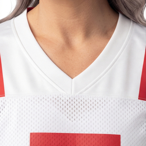 Camiseta de Fútbol Americano Personalizada para Mujer, Ropa Deportiva de Alto Rendimiento, Jersey de Fútbol Americano Personalizado para Mujer - Product Image 4