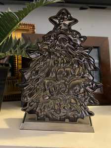 Handcrafted Metal <b>Stocking</b> <b>Holder</b> Christmas Mantel Hook Decorative Holiday Accent feltsocks - Product Image 4