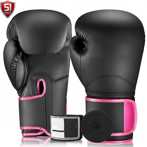 Gants de boxe en cuir SUMROOS SI-BG-1848 - Sangle de poignet réglable, équipement d'entraînement durable, protecteur et confortable - Product Image 2