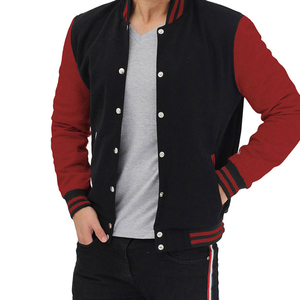 Wholesale OEM Custom Men's <b>Canvas</b> Varsity <b>Jackets</b> Plus Size Waterproof Windproof Casual Streetwear - Product Image 3