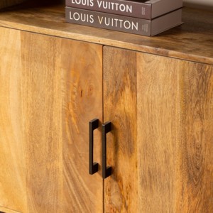 Vitrina Vandana Altis Elara, Mueble de Almacenamiento Moderno de Madera Maciza con Diseño Minimalista - Product Image 5