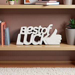 Meilleure vente : Décoration de bureau créative en bois d'ingénierie peint en blanc, pièce maîtresse élégante pour bureau et bureau d'étude - Product Image 3