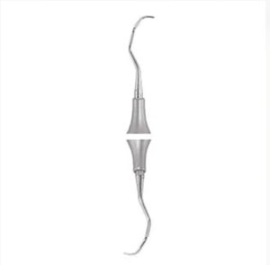 Curette universelle 3/4 double extrémité pour détartrage dentaire et parodontal, instrument chirurgical en acier inoxydable à manche creux - Product Image 3