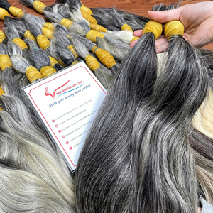 Bon Cheveux Gris Trame Cheveux 100% Couleur Naturelle Cheveux Non Mélangé Aucune Perte Fournisseur Vietnamien Commandez maintenant - Product Image 5