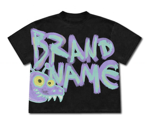 Camiseta Vintage Estampada de Corte Cuadrado y Corto Estilo Y2K para Hombre, Hombros Caídos, Personalizable, Oversize, Ajuste Holgado - Product Image 6