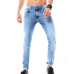 Pantalon en jean pour homme à bas prix avec fermeture éclair, tendance 2023, jean en denim pour homme, vente en gros personnalisée, respirant - Product Image 1