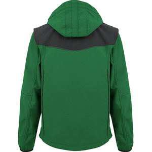 เสื้อแจ็คเก็ตผู้ชายมีฮู้ด ผ้าฟลีซ กันลม ปิดด้วยซิป สีพื้น สวมใส่สบายในฤดูหนาว ทรงปกติ ผลิตจากโพลีเอสเตอร์ - Product Image 6