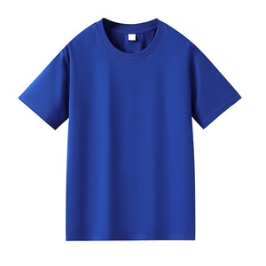 T-shirt en coton respirant à col rond et manches courtes, coupe décontractée, avec logo brodé personnalisé, fabriqué en Chine (OEM) - Product Image 3