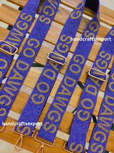 Correa de Bolso Personalizada Bordada a Mano de Lujo |   Correa de Repuesto Ajustable y Segura para Bolso, Profesional |   Bolso de Hombro Personalizado - Product Image 4