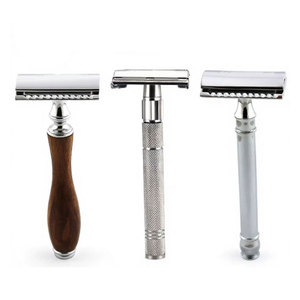 Professional Double Edge Safety <b>Razor</b> for <b>Men</b> Hair Shaving Butterfly Opening Reusable Metal Manual Wet Shaving <b>Razor</b> - Product Image 1