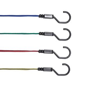Juego de 32 Cuerdas Elásticas Planas con Ganchos en J de PVC Resistente de 17 mm, Incluye Cuerdas Elásticas de 10, 18, 24, 32 y 40 Pulgadas - Product Image 2