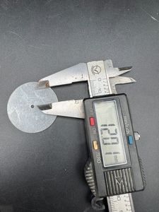 หน้าปัดนาฬิกาควอตซ์สีขาวธรรมชาติ ขนาด 37 มม. หนา 1 มม. ขัดเงา - Product Image 2