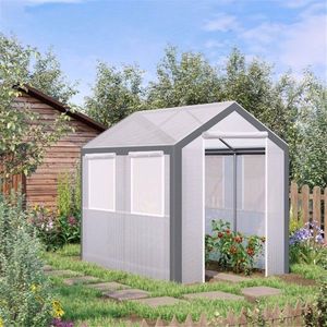Mini Serra Moderna Facile da Montare con Struttura in Acciaio Zincato e PVC/PE per Uso Domestico e Giardino - Product Image 2
