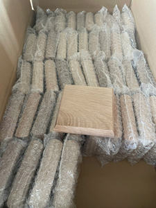 Cubiertas de poste de escalera de madera maciza de roble blanco, duraderas y ecológicas, con diseño de nariz de toro, piezas para escaleras, color personalizable, fácil instalación - Product Image 4