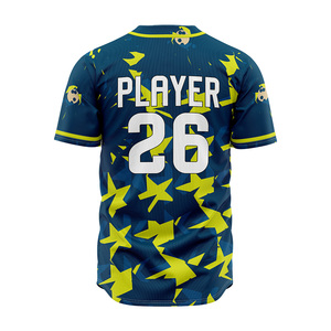 Wholesale Cheap Price Breathable Quick Dry Unisex Baseball Wear Adults Team Baseball Jersey Softball Club Training Jersey - Product Image 2