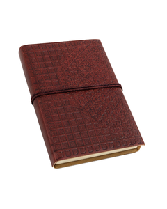 Embossed Leather <b>Journal</b> Notebook Vintage <b>Writing</b> Diary Blank Sketchbook with Elastic Closure Travel <b>Journal</b> Gift for Man Women - Product Image 4