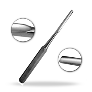 Hibbs Gouges - Instrumento de Cirugía de Columna Vertebral de 9.5 Pulgadas (240 mm) para Curetaje Óseo y Descompresión Espinal - Product Image 1