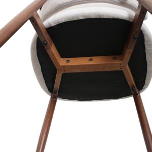 最受欢迎的出口质量批量销售工厂价格酒店家具布覆盖餐椅 - Product Image 4