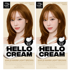 Nuova Tinta per Capelli Hello Cream 125g Marrone Chiaro Caldo, Confezione da 2, Prodotto Scontato - Product Image 1